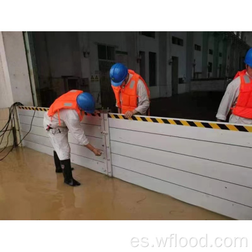 Puerta de barrera de control de inundación de aluminio más bajo